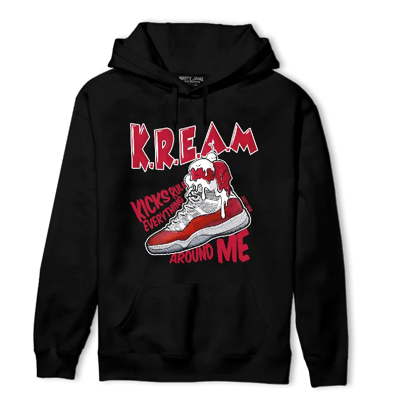 NastyJamz Cherry 11s Hoodie Match Kream Sneaker