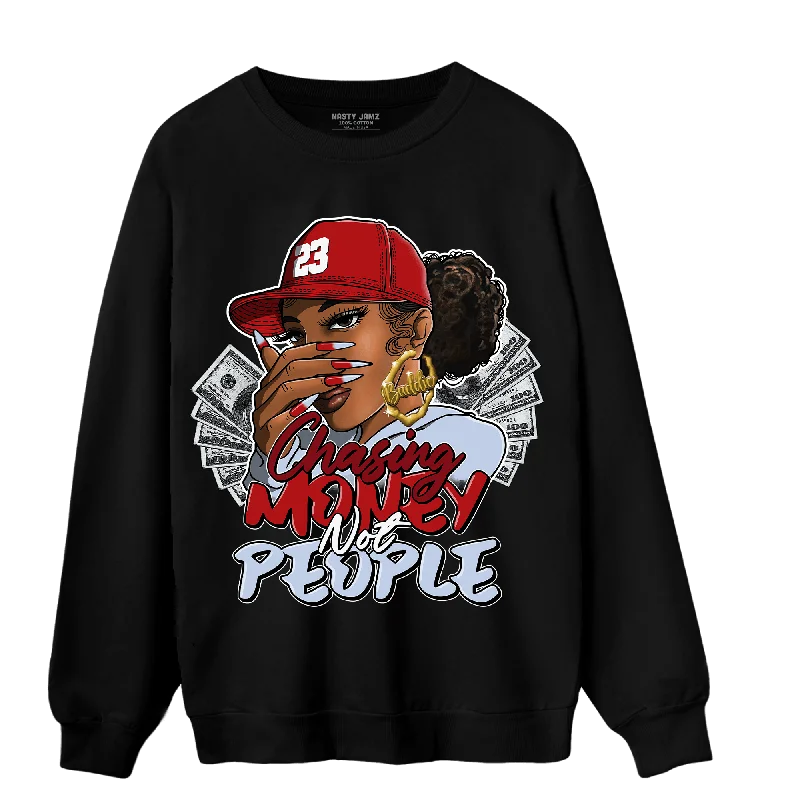 NastyJamz Cherry 11s Sweatshirt Match Melanin Chasing Money