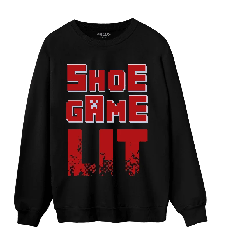 NastyJamz Cherry 11s Sweatshirt Match Shoe Game Lit