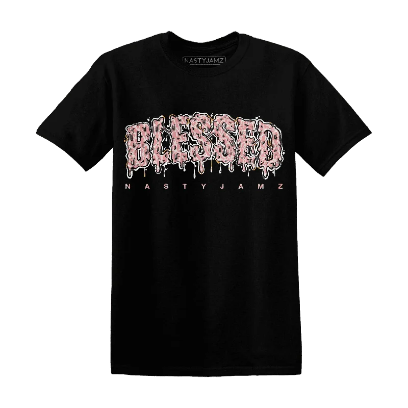 NastyJamz Red Stardust 3s T Shirt Match Blessed Text